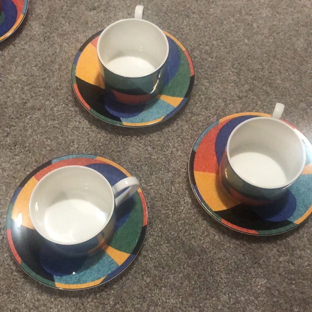 VICTORIA‎ BEALE Coffee cups and saucers SET OF 3